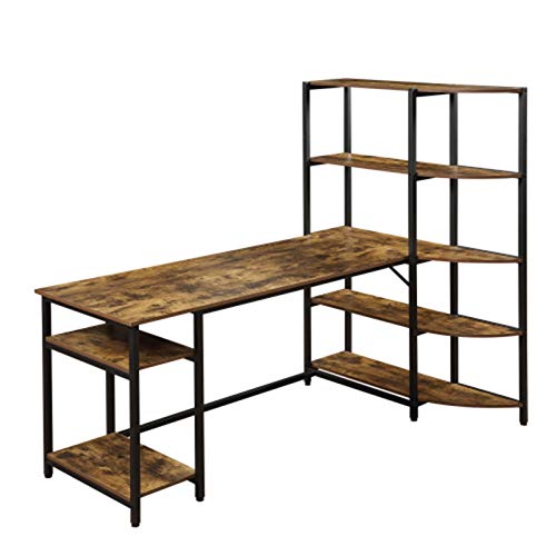 Schreibtisch mit Shelves Home Office Computer Schreibtisch Mit 5 Tier Storage Shelves Large Office Schreibtisch Study Schreibtisch Workstation Mit Ecke Bücherregal Und Tower Regal Study Schreibtisch Schreibtisch mit Shelves Home Office Computer Schreibtisch Mit 5 Tier Storage Shelves Large Office Schreibtisch Study Schreibtisch Workstation Mit Ecke Bücherregal Und Tower Regal Study Schreibtisch