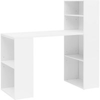 Schreibtisch weiß B/H/T: ca. 50x120x120 cm von Wohnling