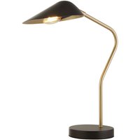 Schreibtischlampe E14 64,1 cm in Gold Schwarz matt Schreibtischlampe E14 64,1 cm in Gold Schwarz matt von Searchlight