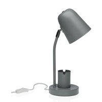 Schreibtischlampe Schreibtischlampe Versa grau Metall 18 x 40 x 14 cm von VERSA