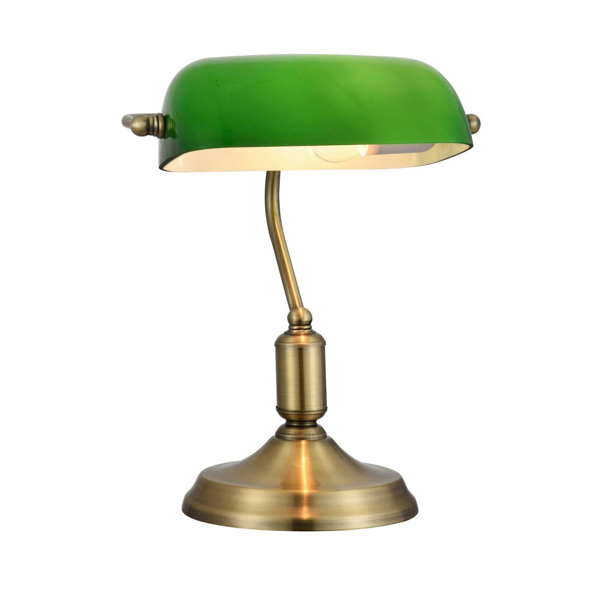 Schreibtischleuchte Kiwi Messingfarben max. 40 Watt Schreibtischlampe