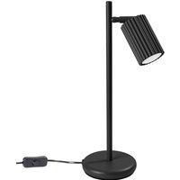 Schreibtischleuchte Schwarz H: 43 cm schwenkbar Aluminium GU10 von Sollux