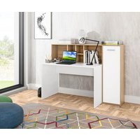 Schreibtischmodul ERIADU von Forte Sonoma Eiche / Weiß