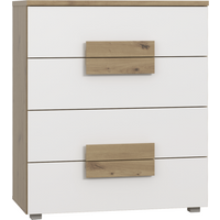 Schubkastenkommode ARKINA von Forte Artisan Eiche / Weiß