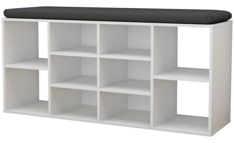 Schuhbank   ¦ weiß ¦ Maße (cm): B: 104 H: 50 Garderoben & Kleiderstangen > Schuhgarderoben & Schränke - Möbel Kraft