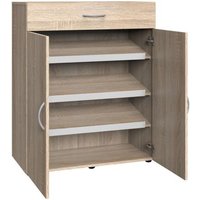 Schuhschrank 2-türig inkl. 1 Schubkasten MULTIRAUMKONZEPT von Wimex / Eiche Sägerau NB