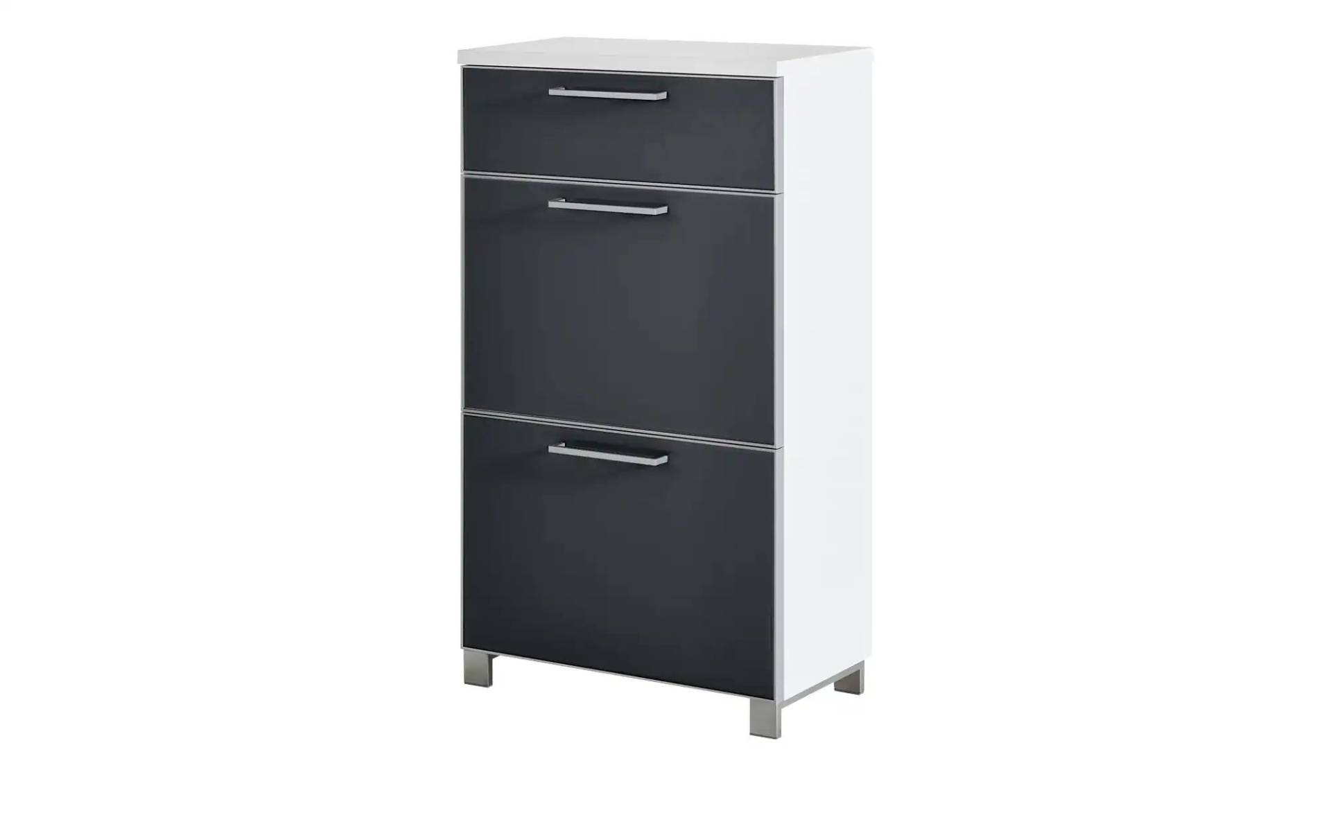 Schuhschrank  Duna ¦ grau ¦ Maße (cm): B: 61 H: 108 T: 31.0 Garderoben & Kleiderstangen > Garderoben Schuhschränke - Höffner