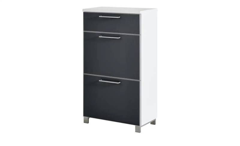 Schuhschrank  Duna ¦ grau ¦ Maße (cm): B: 61 H: 108 T: 31.0 Garderoben & Kleiderstangen > Garderoben Schuhschränke - Höffner