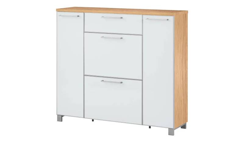Schuhschrank  Duna ¦ weiß ¦ Maße (cm): B: 121 H: 108 T: 31.0 Garderoben & Kleiderstangen > Garderoben Schuhschränke - Höffner