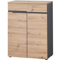 Schuhschrank MEMPHIS von Innostyle Graphit / Artisan Eiche