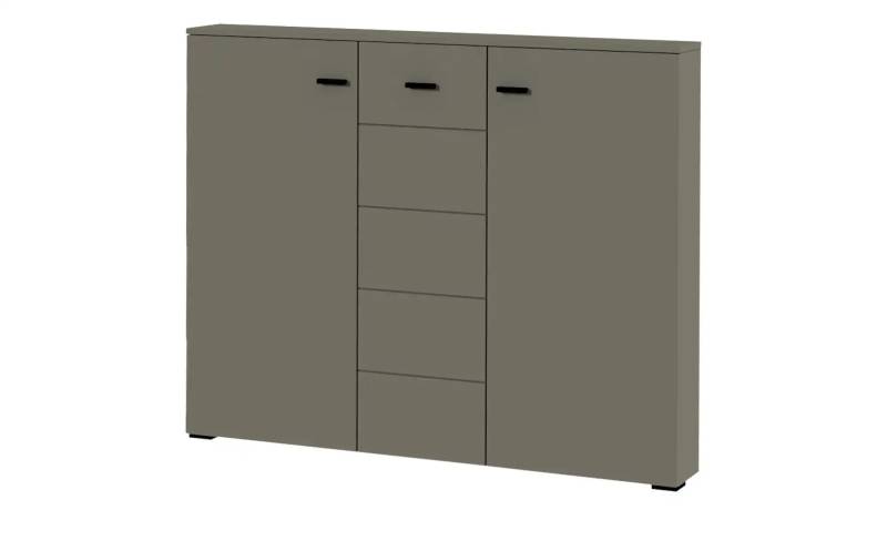 Schuhschrank    ¦ grau ¦ Maße (cm): B: 132 H: 109 T: 18.0 Garderoben & Kleiderstangen > Schuhgarderoben & Schränke - Möbel Kraft