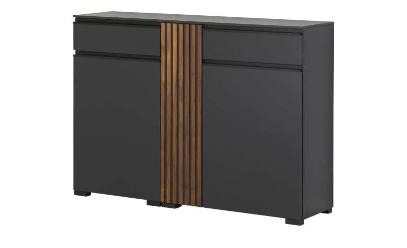 Schuhschrank   ¦ grau ¦ Maße (cm): B: 147,4 H: 103,8 T: 38.0 Garderoben & Kleiderstangen > Schuhgarderoben & Schränke - Möbel Kraft