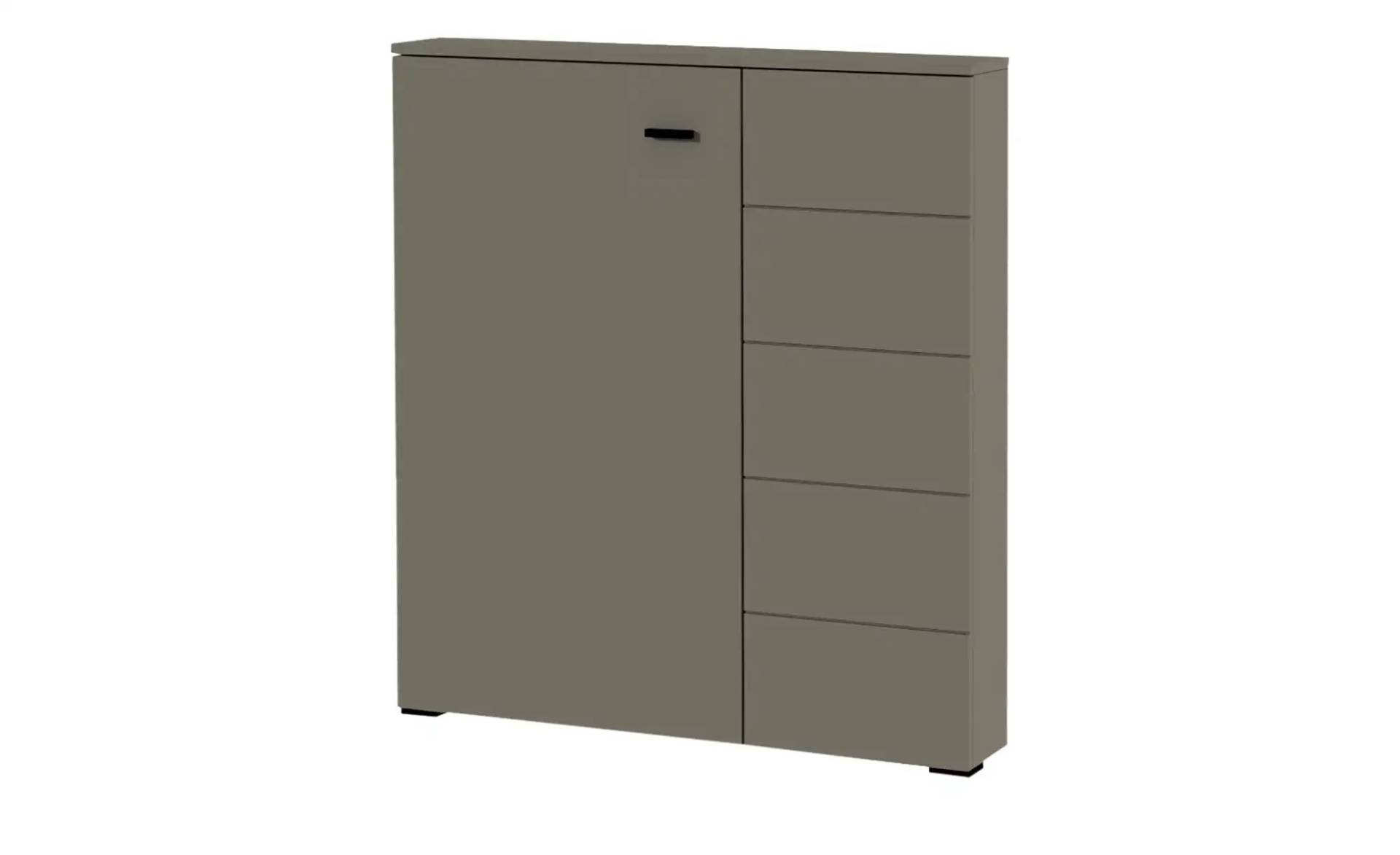 Schuhschrank   ¦ grau ¦ Maße (cm): B: 96 H: 109 T: 18.0 Garderoben & Kleiderstangen > Schuhgarderoben & Schränke - Möbel Kraft