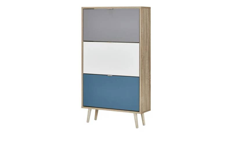 Schuhschrank   ¦ holzfarben ¦ Maße (cm): B: 70 H: 127 T: 24.0 Garderoben & Kleiderstangen > Schuhgarderoben & Schränke - Möbel Kraft
