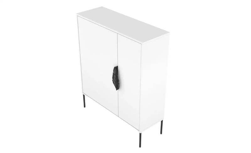 Schuhschrank   ¦ weiß ¦ Maße (cm): B: 100 H: 120 Garderoben & Kleiderstangen > Schuhgarderoben & Schränke - Möbel Kraft