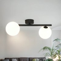 Schwarze Deckenleuchte Kugeln G9 2-flammig blendarm von TK Lighting