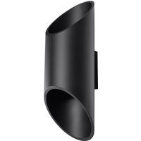 Schwarze Wandleuchte Up & Down Spot Ø10cm H:30cm von Sollux