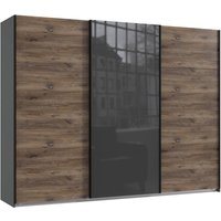 Schwebetürenschrank 270cm, graphit und Eiche, VIESTE-43