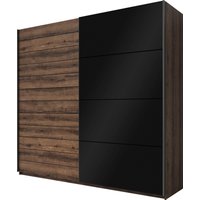 Home affaire Schwebetürenschrank "Galaxy Kleiderschrank, Wäscheschrank 200, 220 oder 270cm breit", INKLUSIVE kompletter Innenausstattung, Metallgriffe und Glasfront von home affaire