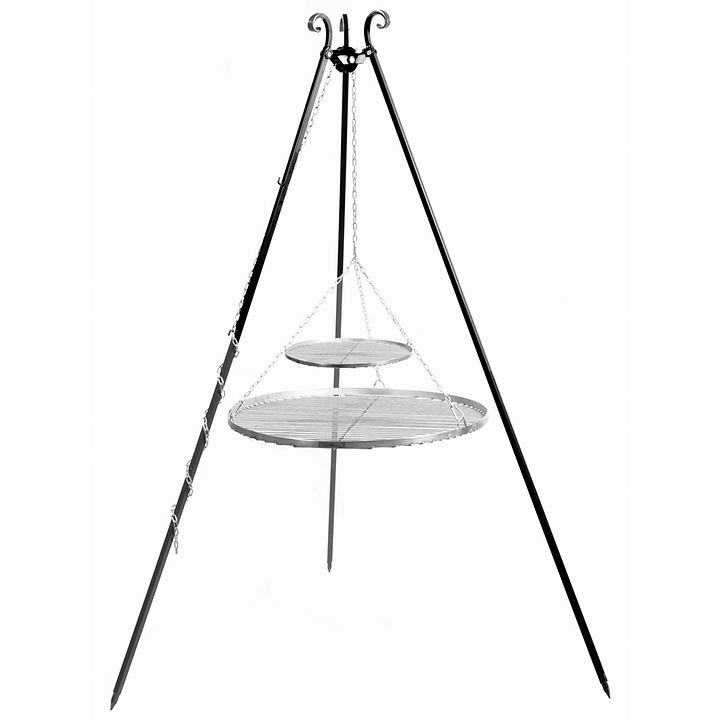 Schwenkgrill 200 cm - Grillrost aus Rohstahl 50 cm von Cook_King