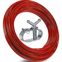 Schwimmbadabdeckungswinde Schwimmbadabdeckungskabel, Drahtseil 2,5 mm Spanner Handspanner von START