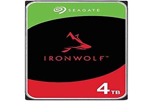 Seagate Compatible IronWolf ST4000VN006 - Festplatte - 4 TB - SATA 6Gb/s, Schwarz von Seagate