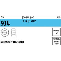 Sechskantmutter DIN 934 M 24 A 4 (- 70)