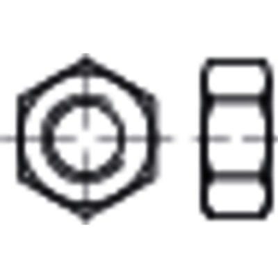 Sechskantmuttern, ISO-Typ 1, ISO 4032 Messing blank M30 von Nobrand