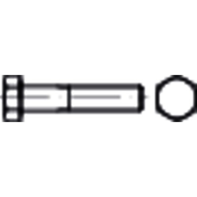 Sechskantschraube mit Schaft Feingewinde DIN 960 Stahl 10.9 M24x1,5 x 80mm von Nobrand