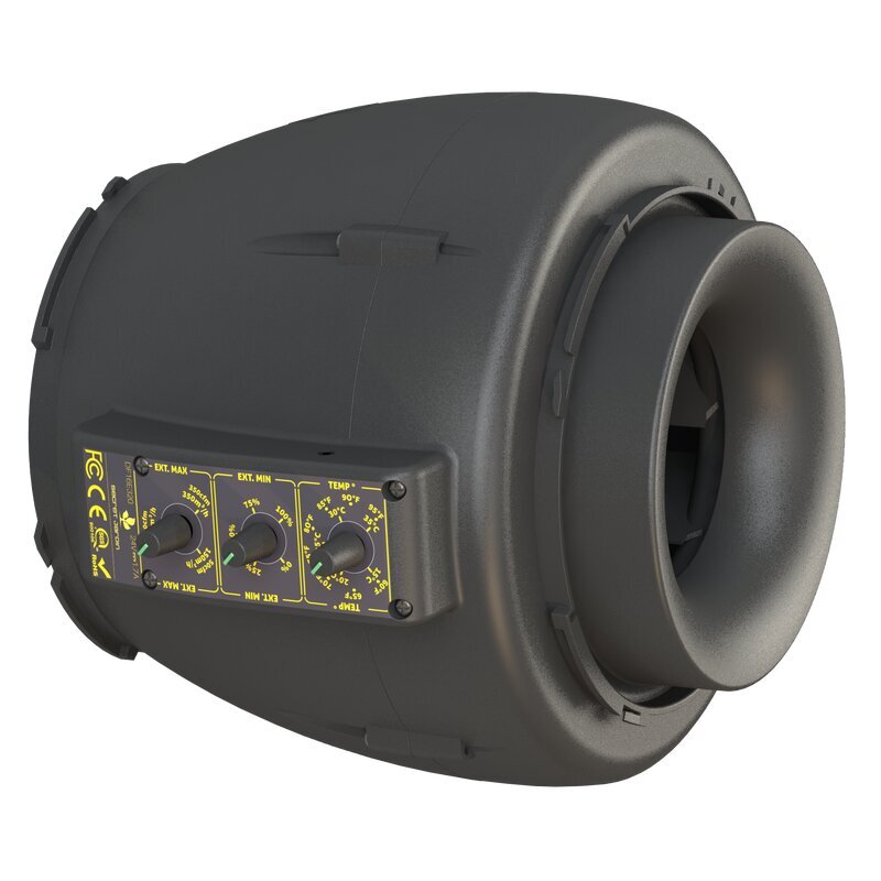 Secret Jardin DF16 Extractor EC Fan 150/250/350 m3/h Temp. Controlled Secret Jardin DF16 Extractor EC Fan 150/250/350 m3/h Temp. Controlled