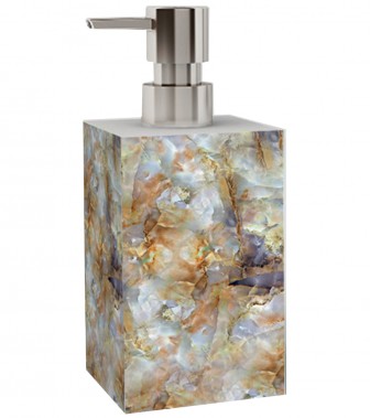 Seifenspender Marmor Braun