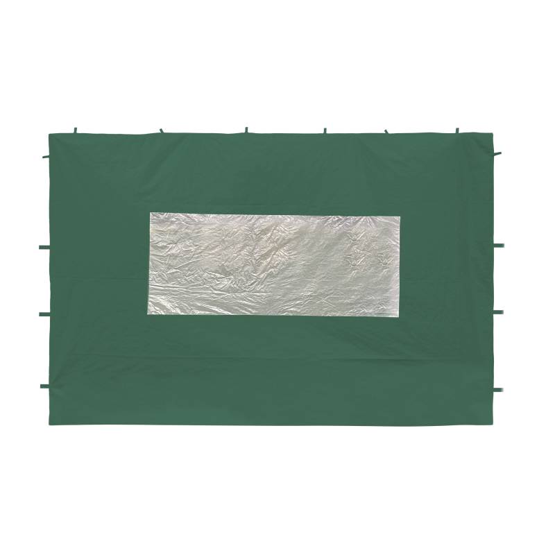Seitenteil für Pavillon 'One Touch' mit Fenster grün 295 x 195 cm 2 Stück