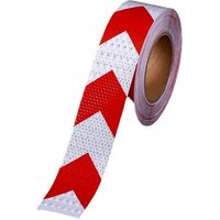Selbstklebendes reflektierendes Klebeband, 5 cm x 25 m, hochintensives Sicherheitswarn-Reflexionsband, rotes und weißes reflektierendes Warnband, Selbstklebendes reflektierendes Klebeband, 5 cm x 25 m, hochintensives Sicherheitswarn-Reflexionsband, rotes und weißes reflektierendes Warnband,