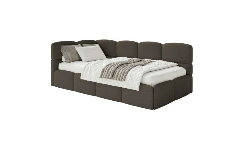 Selsey Polsterliege mit Bettkasten Cloudy ¦ braun ¦ Maße (cm): B: 220 H: 88 Kindermöbel > Kinderbetten - Höffner