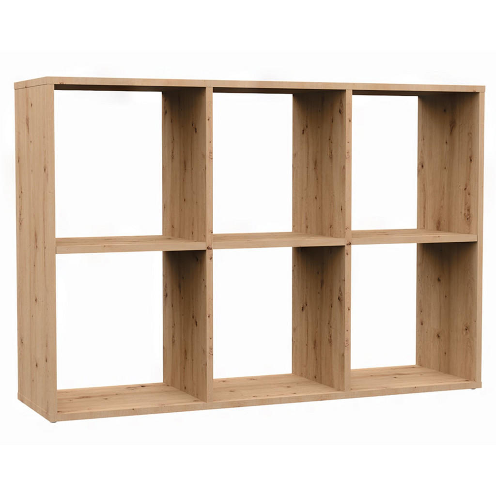 Selsey Standregal, Eiche, Holzwerkstoff, 6 Fächer, Rechteckig, 110x75x30 cm, Wohnzimmer, Regale, Bücherregale Selsey Standregal, Eiche, Holzwerkstoff, 6 Fächer, Rechteckig, 110x75x30 cm, Wohnzimmer, Regale, Bücherregale von Selsey