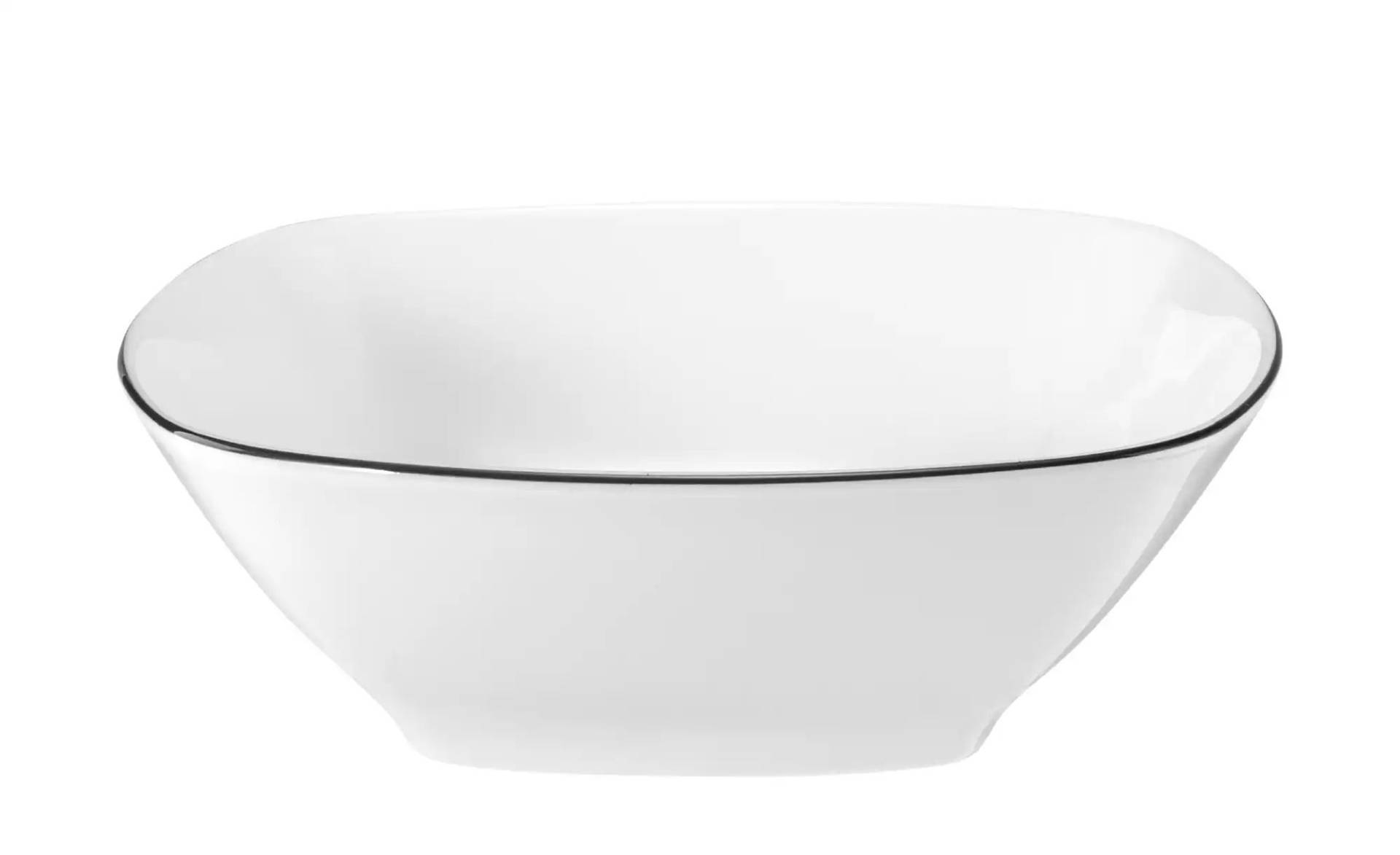 Seltmann Weiden Dessertschale  Lido Black Line ¦ weiß ¦ Porzellan ¦ Maße (cm): B: 15  Ø: 15.0 Geschirr > Einzelgeschirrteile - Möbel Kraft
