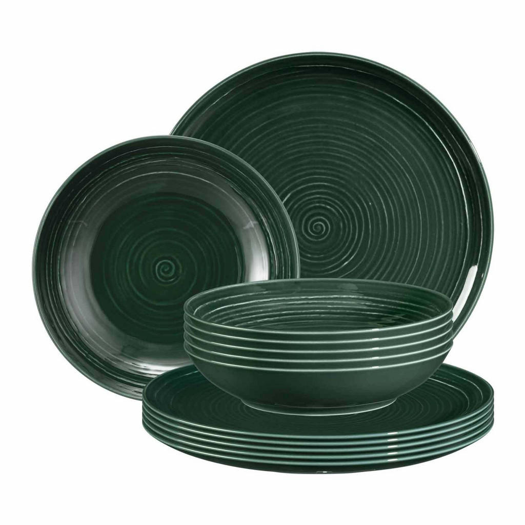 Seltmann Weiden TAFELSERVICE Dunkelgrün Seltmann Weiden TAFELSERVICE Dunkelgrün