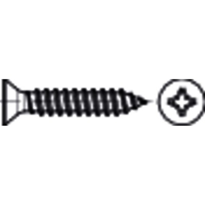 Senk-Blechschraube DIN 7982-C-H Edelstahl A2 4,2x 16 von Nobrand