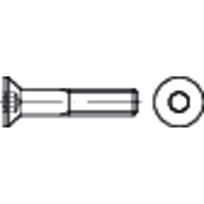 Senkschraube mit Innensechskant ISO 10642 Edelstahl A4 M5 x 25mm von Nobrand