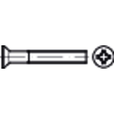 Senkschraube mit Kreuzschlitz PH DIN 965 Stahl 4.8 M3 x 20mm von Nobrand