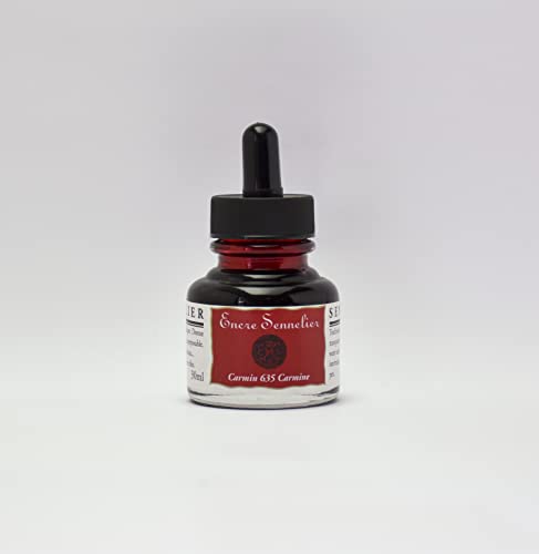 Sennelier Schellacktusche, 30 ml, 635 Karmin Sennelier Schellacktusche, 30 ml, 635 Karmin von Sennelier