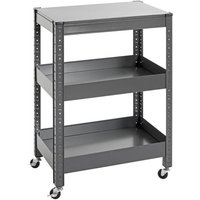 Servierwagen ca. 50x75x32 cm Anthrazit