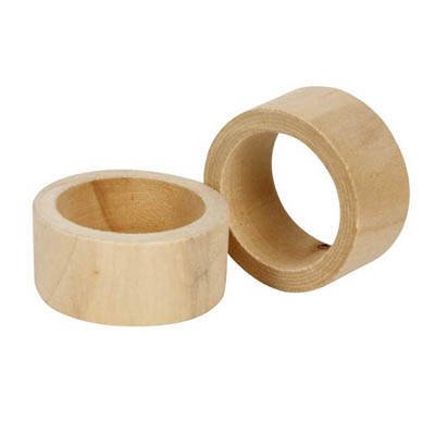 Serviettenringe aus Holz, 6 Stück [Spielzeug]