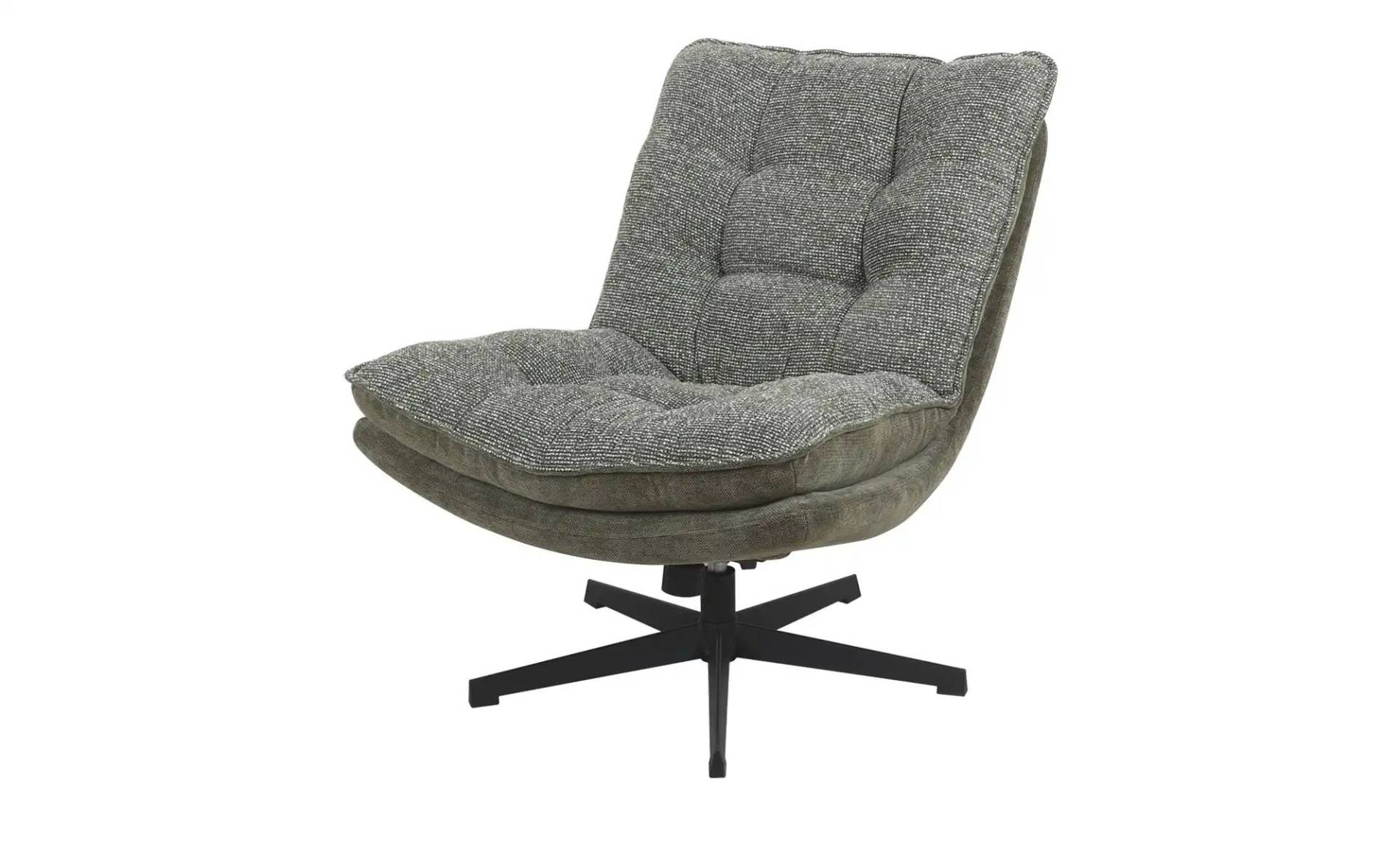 Sessel  Bezug Korpus: Flachgewebe Batari ¦ grün ¦ Maße (cm): B: 72 H: 85 T: 90.0 Polstermöbel > Sessel > Drehsessel - Möbel Kraft