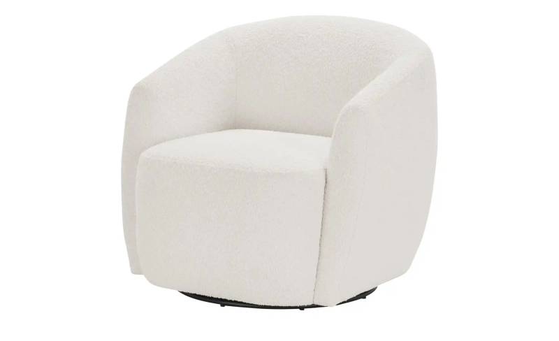 SOHO Sessel   Gela  ¦ weiß ¦ Maße (cm): B: 85 H: 76 T: 82.0 Polstermöbel > Sessel > Polstersessel - Höffner