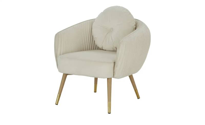 Sessel  Hagen ¦ creme ¦ Maße (cm): B: 75,5 H: 70,5 T: 71.5 Polstermöbel > Sessel > Polstersessel - Höffner