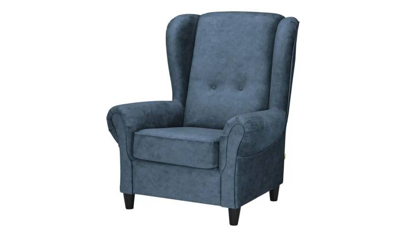 Sessel  Kivana ¦ blau ¦ Maße (cm): B: 94 H: 112 T: 94.0 Polstermöbel > Sessel > Ohrensessel - Möbel Kraft