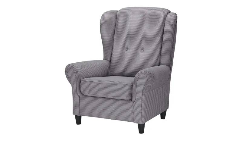 Sessel  Kivana ¦ grau ¦ Maße (cm): B: 94 H: 112 T: 94.0 Polstermöbel > Sessel > Ohrensessel - Möbel Kraft