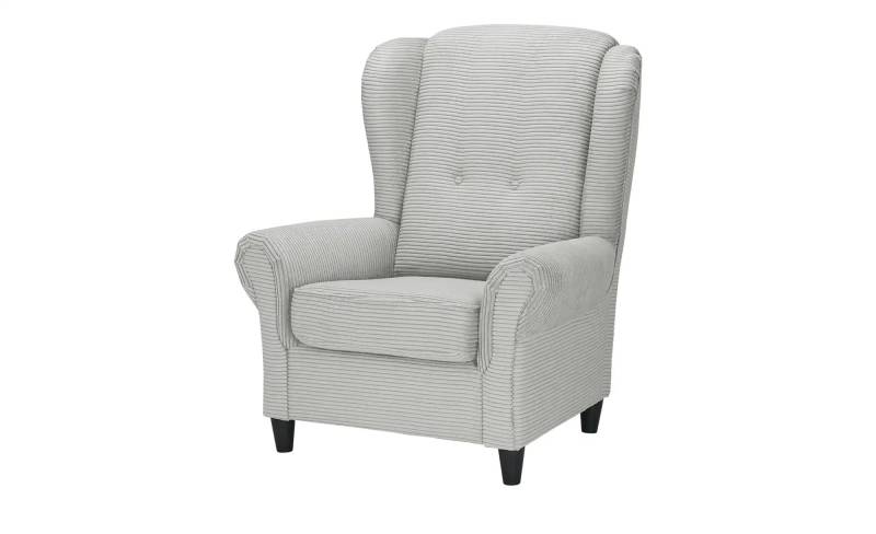 Sessel  Kivana ¦ grau ¦ Maße (cm): B: 94 H: 112 T: 94.0 Polstermöbel > Sessel > Ohrensessel - Höffner