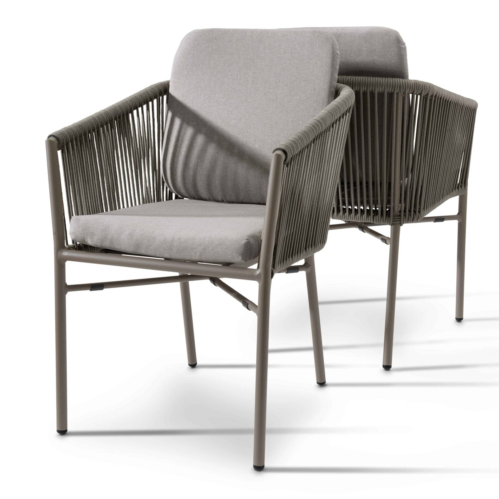 Sessel LUCCA (2er Set) Taupe